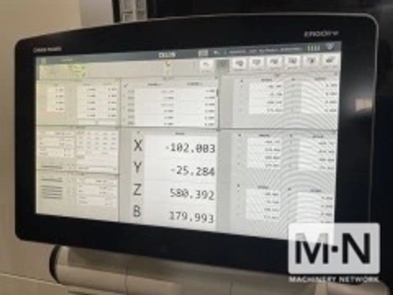 DMG Mori NHX 5000 CNC Horizontal Machining Center, 2018