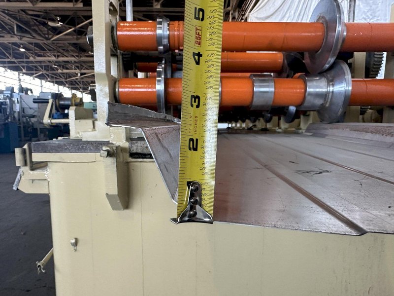 10 STAND X 3.5" ARBOR X 42" BRADBURY RAFTED STANDING SEAM 360/ STANDING SEAM PANEL II ROLLFORMER: STOCK #16967