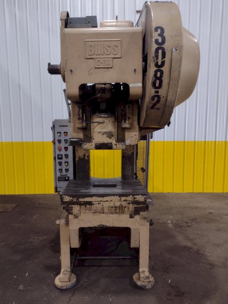 60 TON BLISS MODEL #C60 OBI STAMPING PRESS, 6" STROKE: STOCK #19177