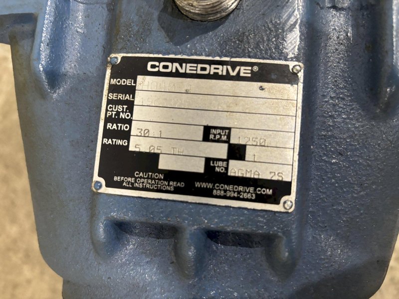 30:1 RATIO CONEDRIVE MODEL #H040-4 REDUCER GEARBOX: YOBRO #23891