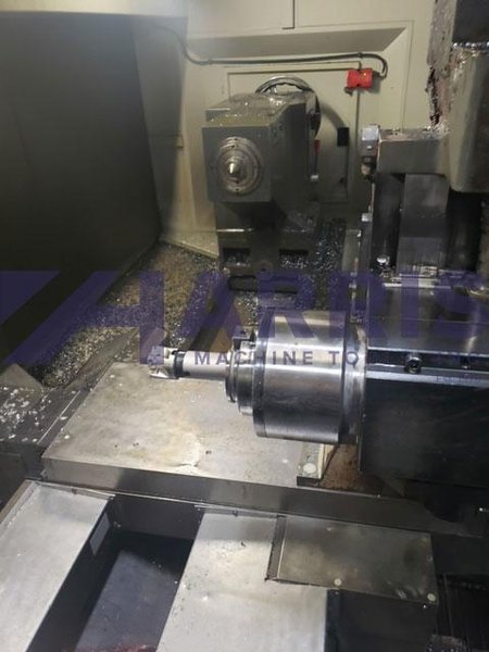 Used, 48" x 78" Geminis Model GT5 G2 - Flat Bed CNC Lathe with Y Axis