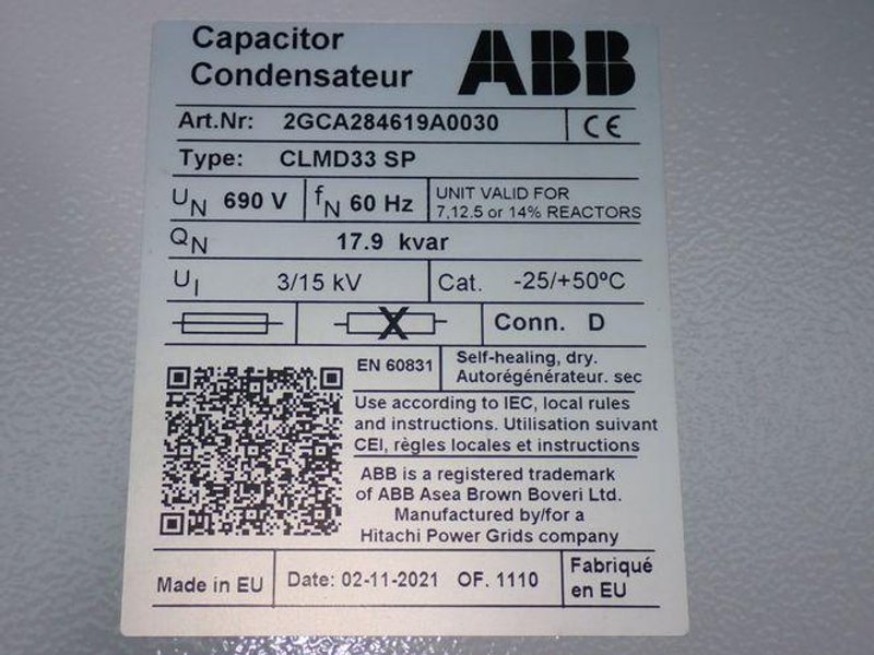 ABB Clmd33 Sp Capacitor Pairs - 2gca284619a0030