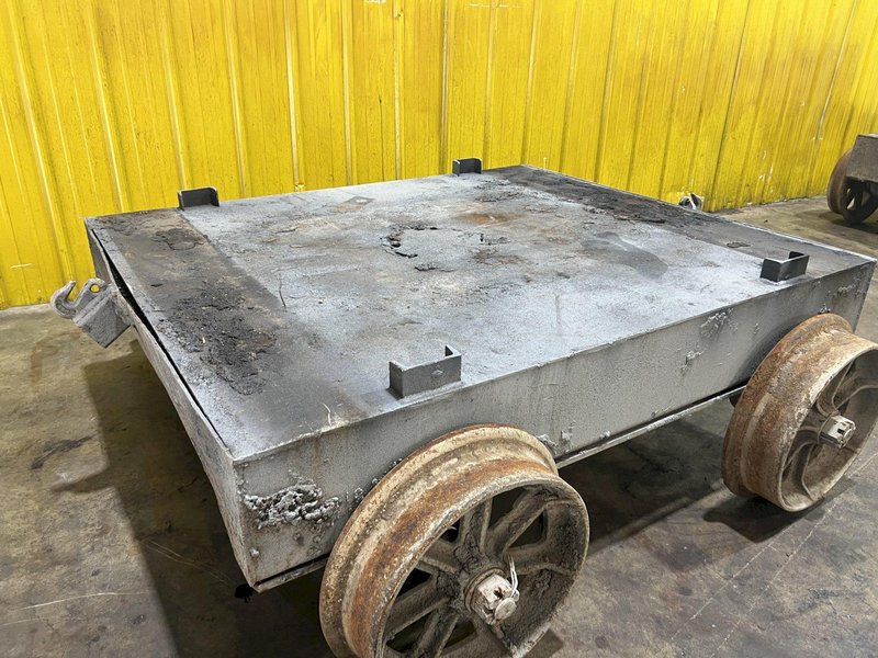 60" X 50" RAILROAD WORK DOLLY / TRANSFER CART: STOCK #17182
