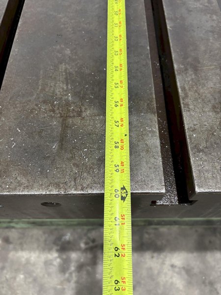 60" X 60" CINCINNATI GILBERT ROTARY TABLE W/ 60" POWER TRAVEL: STOCK #23585