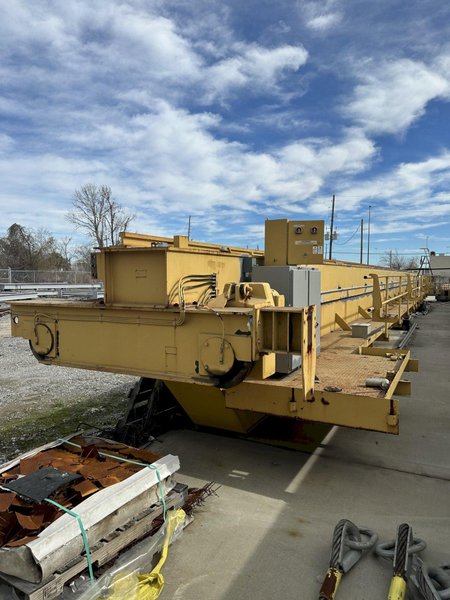 75 TON X 103'6" SPAN P&amp;H CRANE GIRDERS WITH END TRUCKS. STOCK # 1226624