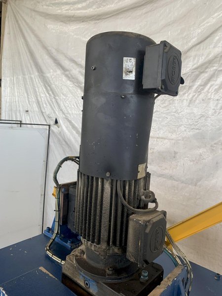 8,000 LB  X 12" ARKU AH3000/2/350/FU-4Q DOUBLE END POWERED COIL REEL/UNCOILER. STOCK # 0644723
