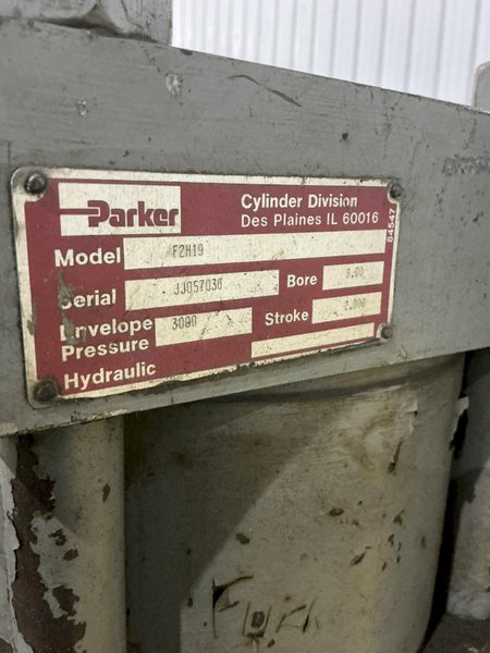 PARKER C FRAME HYDRAULIC PRESS W/ NOTCHER &amp; COPING DIES : YOBRO 26353