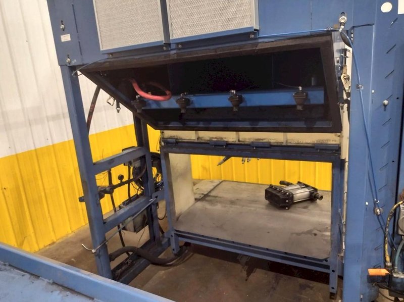 NORDSON POWDER COAT PAINT SYSTEM WITH FEEDER &amp; I-CONTROL. STOCK # 0985226