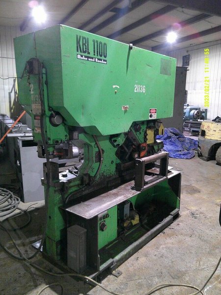 110 Ton Mubea KBL-1100 Ironworker