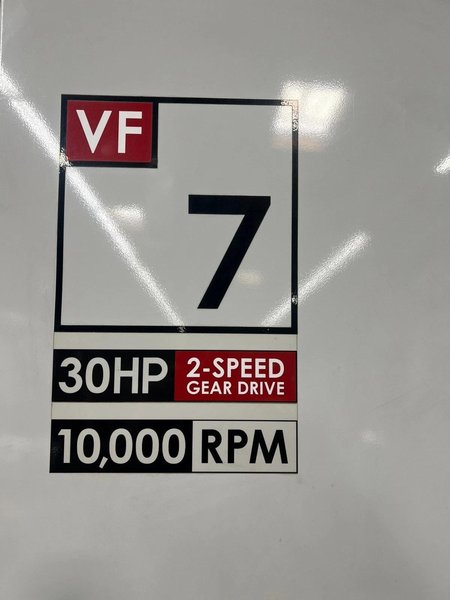 Haas VF-7B/40 CNC VMC, 2004 – 4th Axis Ready, 10k RPM Spindle, Rigid Tap, Chip Auger