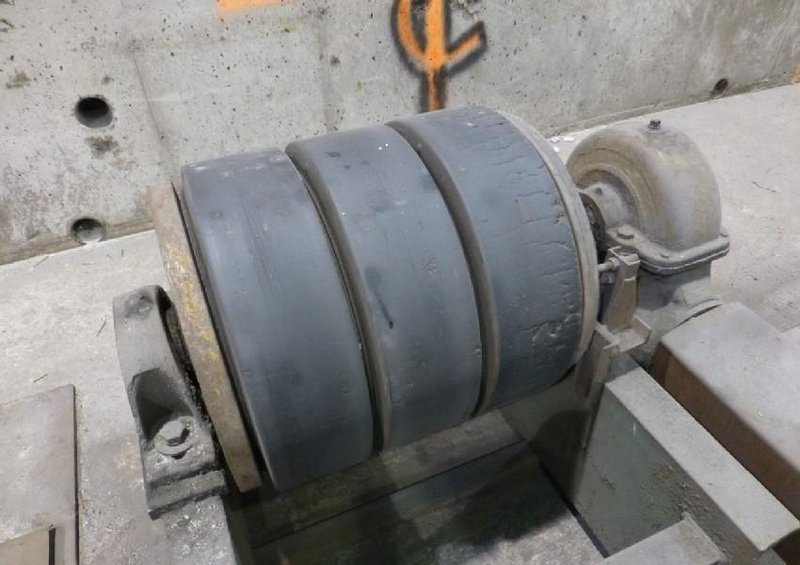 120 TON PANDJIRIS MODEL #PR-240 WELDING TANK TURNING ROLLS, 60 TON DRIVE &amp; 60 TON IDLER: STOCK #13345