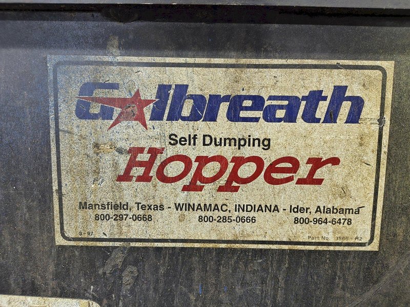 GALBREATH PORTABLE SELF DUMP HOPPER: YOBRO #26182