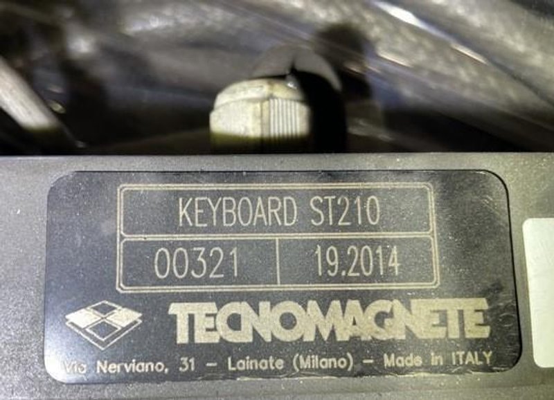 14" x 29" TECNOMAGNETE MODEL #QX408UMK6 MAGNETIC SURFACE CHUCK &amp; CONTROLS: STOCK #20552