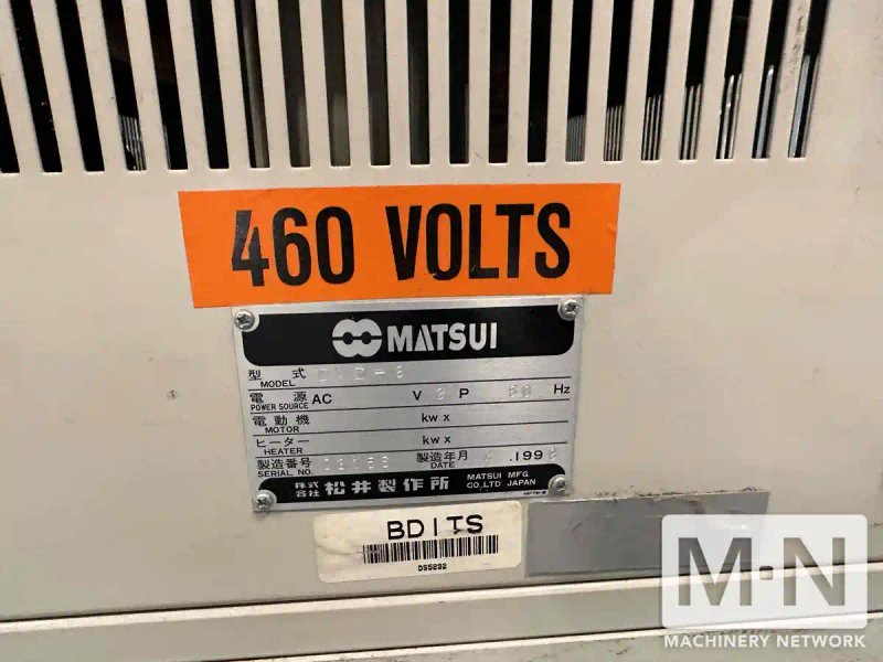 MATSUI MODEL DZ-8 DRYER  MFG 1998