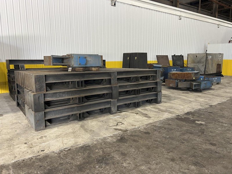 78" X 50' BESCO PORTABLE LATHE, ONSITE TURBINE WORK: STOCK #20735