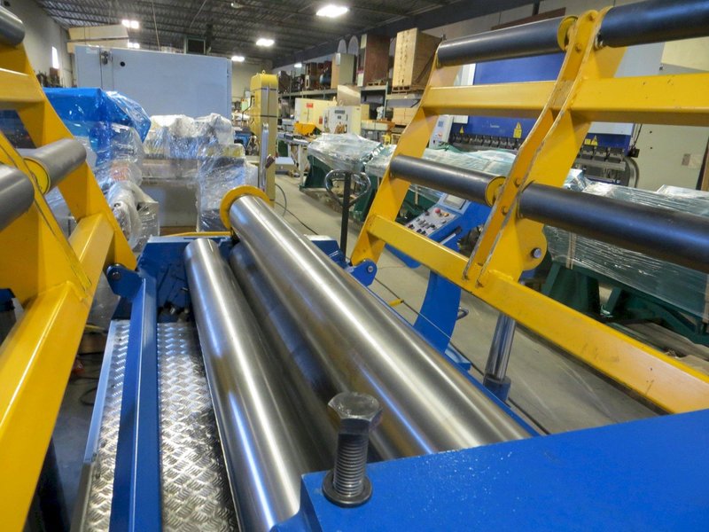 7.87" Diameter x 6 ft Americor Hydraulic 4-Roll Double Pinch Plate Bending Roll Model 4RDP 200/6 (6 ft. x 3/8")