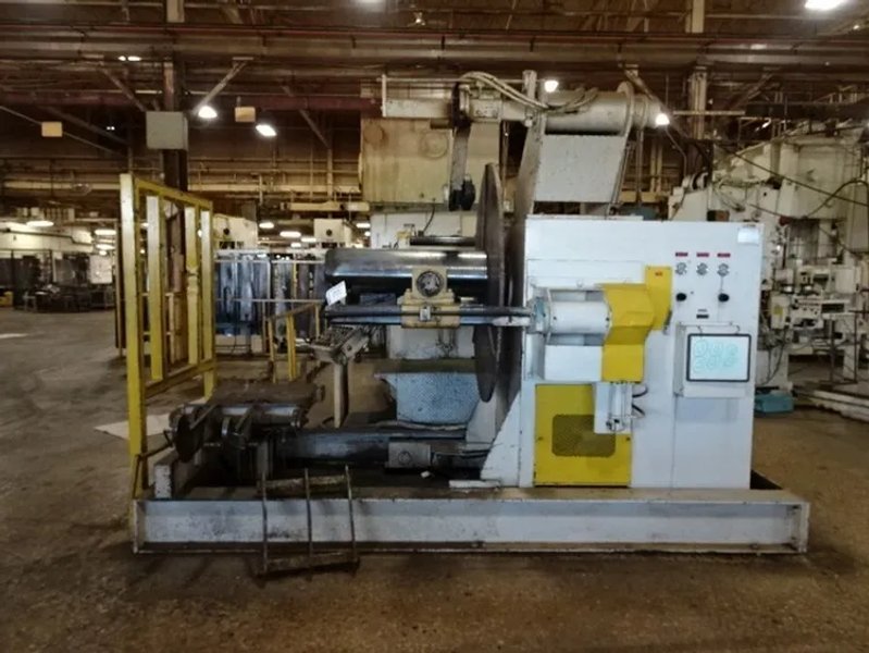 ASL 15,000 LB MOTORIZED MOVING BASE UNCOILER, STOCK# 13945J