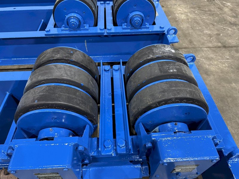 40 TON (80,000 LBS) ARONSON POWERED TANK TURNING ROLLS, 1 DRIVE &amp; 3 IDLERS: YOBRO #26164