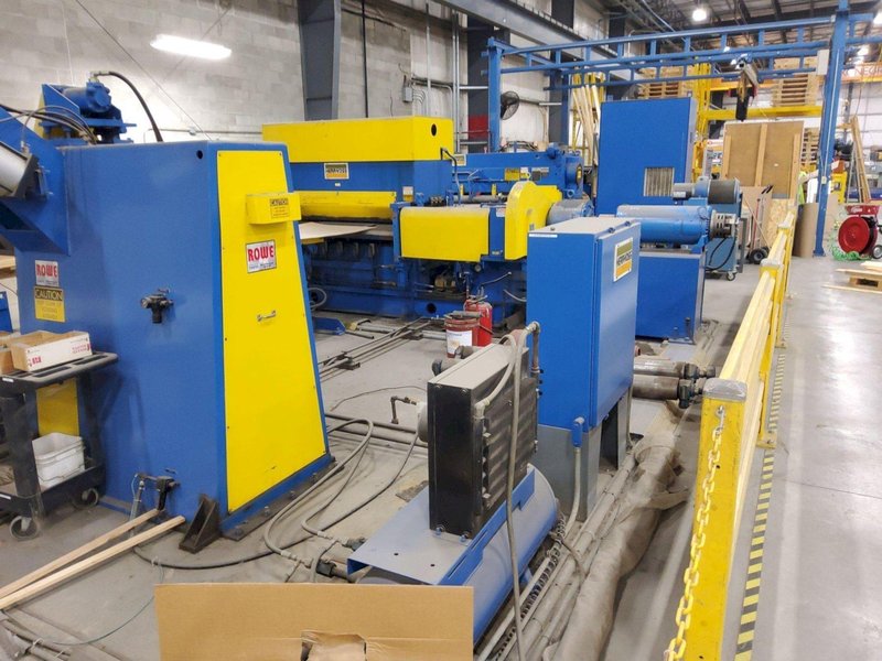 48″ X 20,000LBS X .80″ HERR VOSS CUT-TO-LENGTH LINE W/PRECISION LEVELER