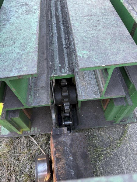 SIGNODE 20' HEAVY DUTY MATERIAL TRANSFER ARM. STOCK # 1008224
