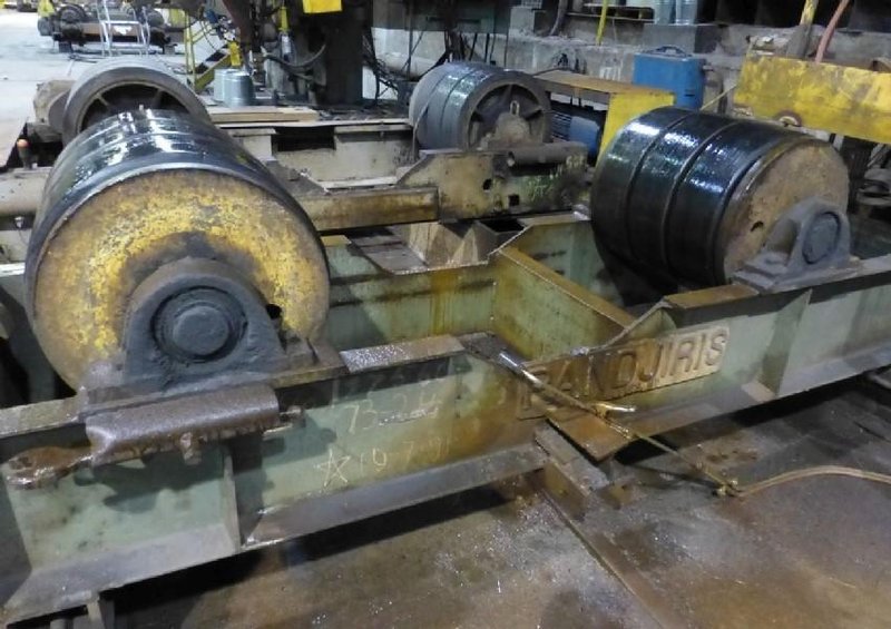120 TON PANDJIRIS RANSOME MODEL #PR-240 WELDING TANK TURNING ROLLS, 60 TON DRIVE &amp; 60 TON IDLER: STOCK #13348