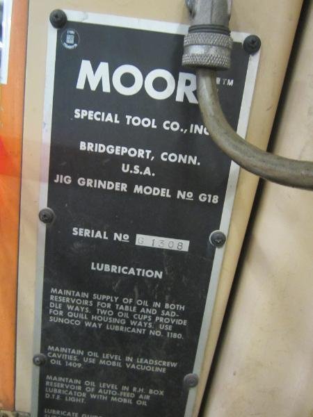 #3 MOORE JIG GRINDER  STOCK #77868