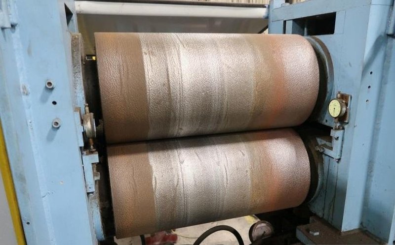 24" WIDE METAL EMBOSSING ROLLS EMBOSSER: STOCK #12079
