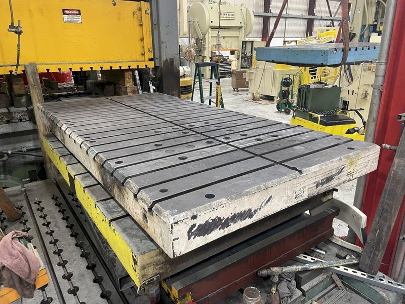 120" x 60" T-Slotted Bolster Plate