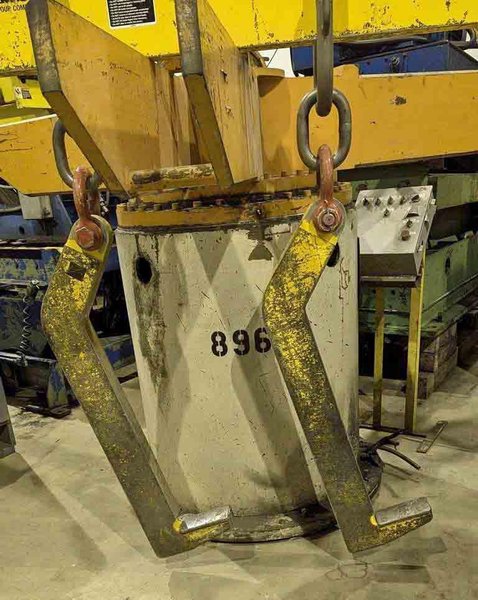 60,000# x 72" Harrington Narrow Arm Coil Lifter STOCK #3766