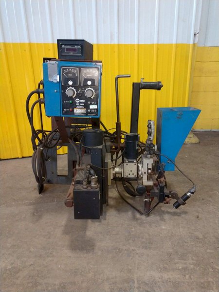 144" RANSOME TANK SEAM WELDER WITH MILLER WELDING COMPONENTS: STOCK 13395