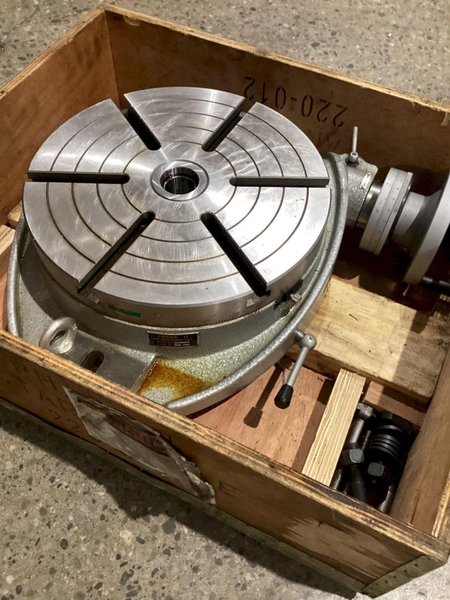 PHASE II 220-012 HORIZONTAL ROTARY TABLE USED