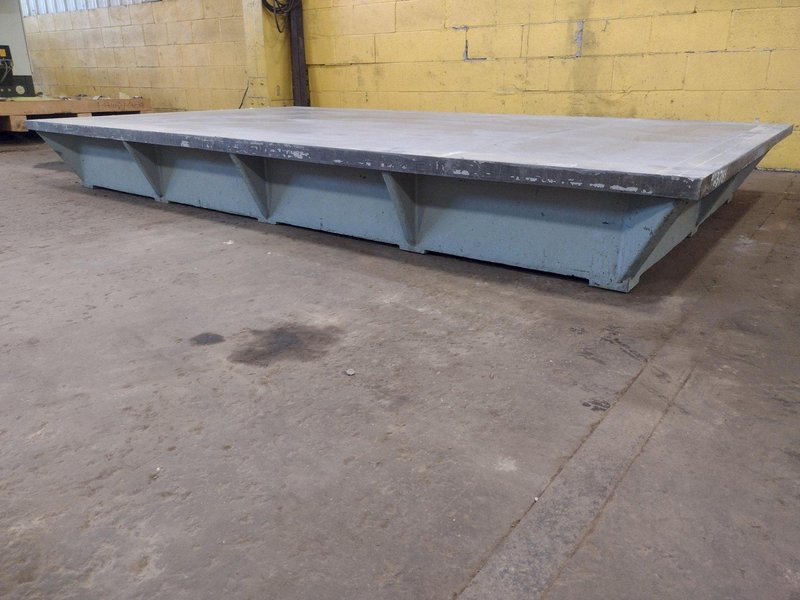 10' X 6' X 13" STEEL LAYOUT TABLE: STOCK #23784