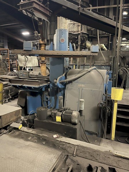 BMM model bt6 rollover molding machine, model l645, s/n dv12093 with controls