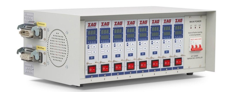 ZAG Equipment New TempEase HRCII-08 Hot Runner Controller, 8 zone, 240V