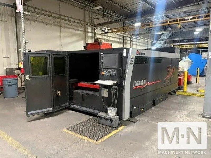 Amada LCG3015AJ 2KW Fiber Laser, 2014