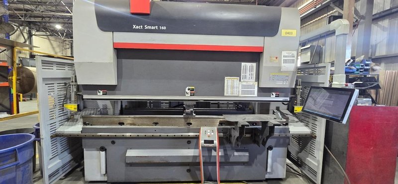 176 Ton x 10′ Bystronic Xact 160/3100 CNC Press Brake, 2015