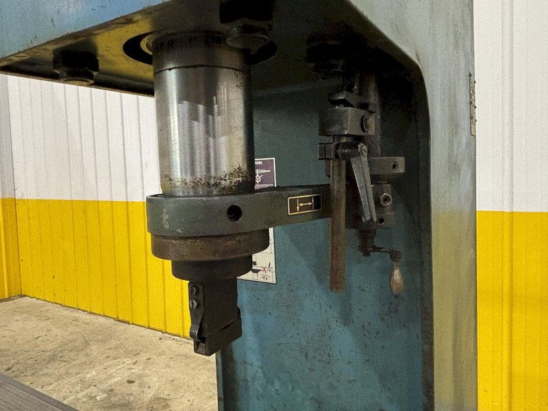 16 TON EITEL MODEL #RP-16 HYDRAULIC C-FRAME PRECISION STRAIGHTENING PRESS, 6" STROKE: YOBRO #23427