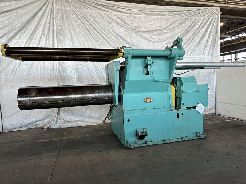 80,000 LB X 84" YODER RECOILER. STOCK # 0851123
