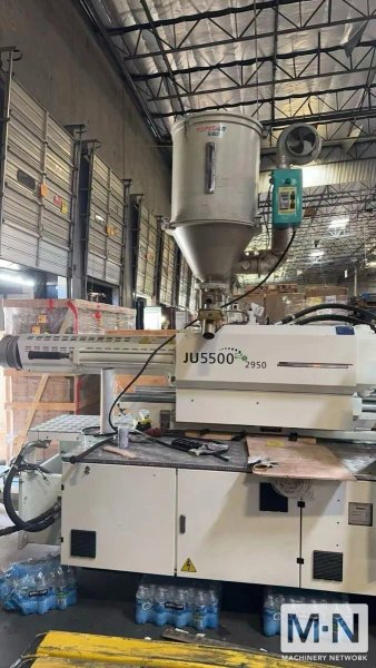 618 TON 59.7 OZ HAITIAN MODEL JU550IIS INJECTION MOLDING MACHINE MFG 2017