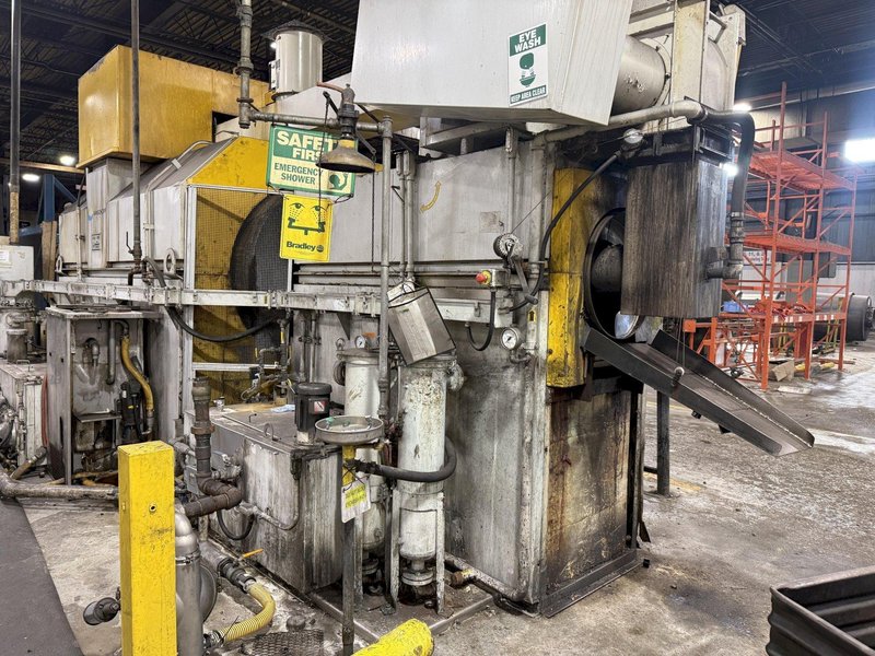 48" X 3-STAGE RANSOHOFF ROTARY DRUM BATCH AUTOMATIC PARTS DEBURR &amp; WASHER SYSTEM, NEW 2013: YOBRO #24300