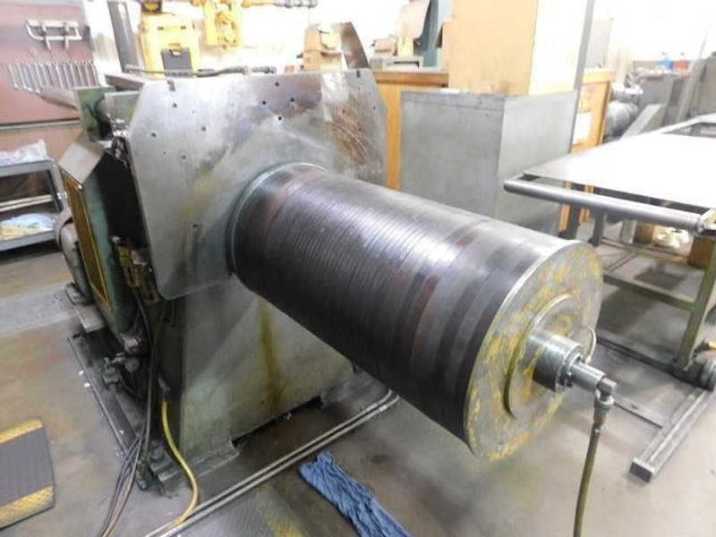 Used 26" RUESCH SLITTING LINE WITH SLIP CORE RECOILERS Stock #14210