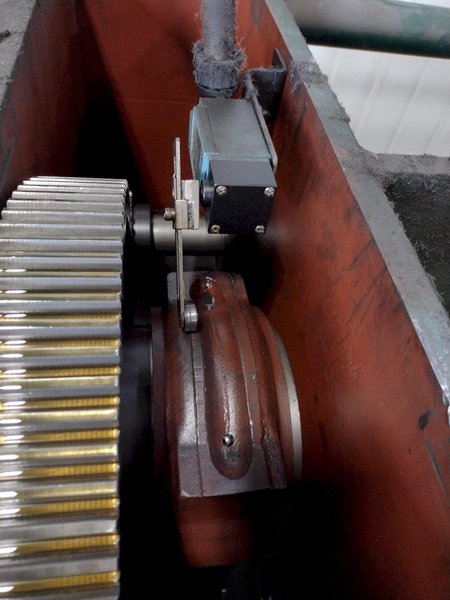 90 TON X 10' CHICAGO D&amp;K MODEL #810-L MECHANICAL BRAKE WITH AIR CLUTCH: STOCK 16343