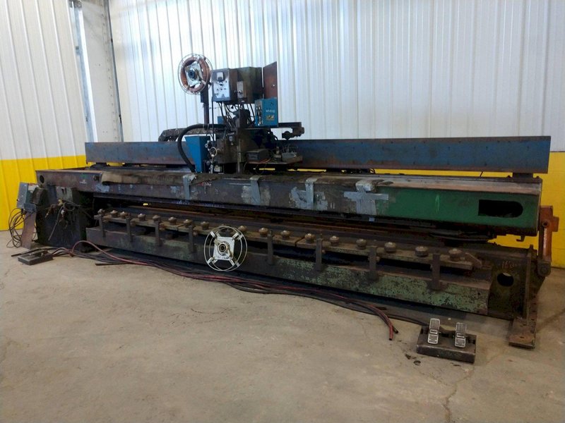 144" RANSOME TANK SEAM WELDER WITH MILLER WELDING COMPONENTS: STOCK 13395