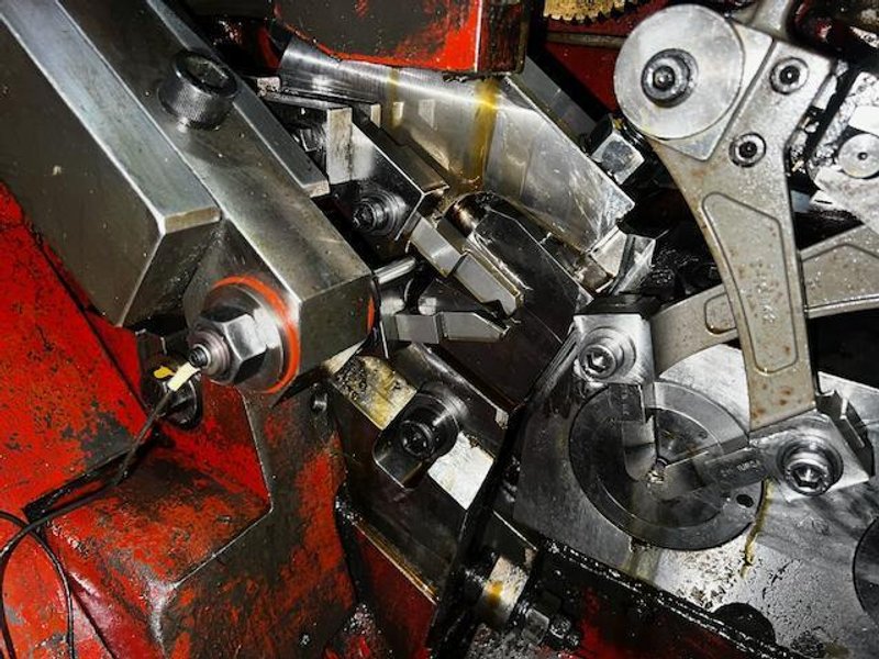 Asahi Okuma Model AOT-16B Two Die Two Blow Heading Machine