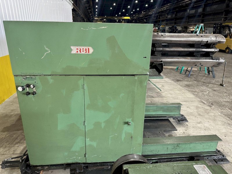 20,000 LB X 48" RED BUD RBI MODEL #RM48-20S COIL REEL UNCOILER &amp; CAR: STOCK #19764