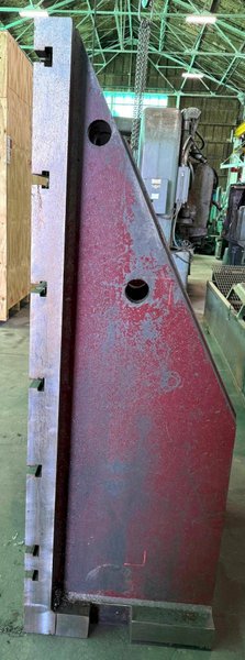 (2) 20" x 78" Angle Plates, (3) Vert T-Slots, (7) Horiz T-Slots