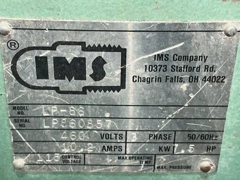 Ims Granulator-plastic Grinder - Lp-86