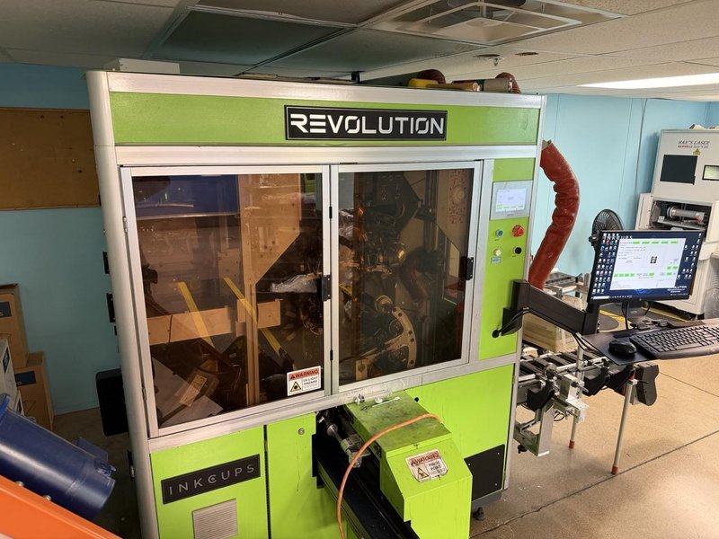 Inkcups REVOLUTION High Speed Industrial UV Ink Jet System, 2019