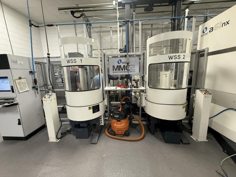 2014 Used Makino MMC2 with (3) Makino a61nx - 30 Station Pallet Pool FMS For Sale