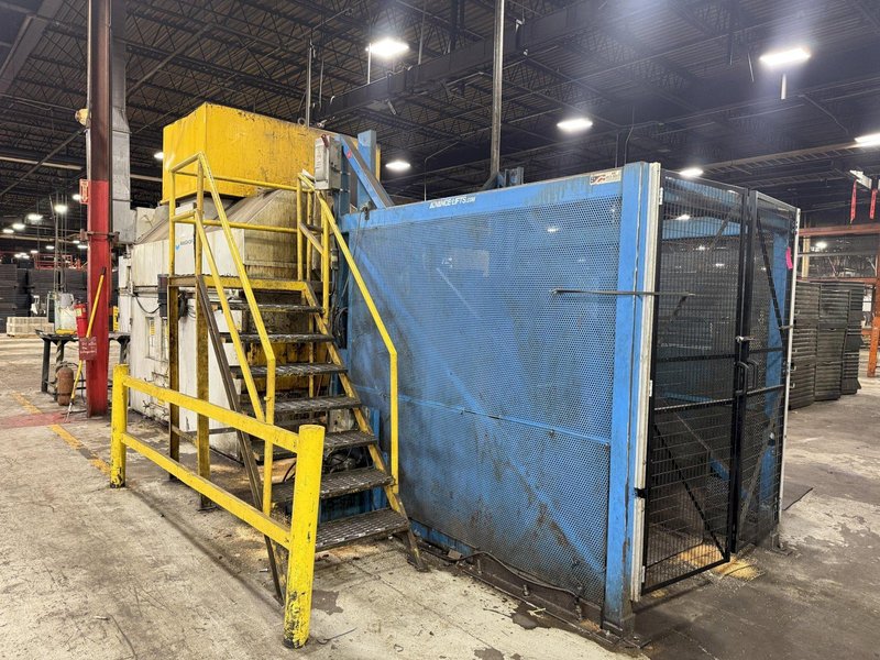 48" X 3-STAGE RANSOHOFF ROTARY DRUM BATCH AUTOMATIC PARTS DEBURR &amp; WASHER SYSTEM, NEW 2013: YOBRO #24300